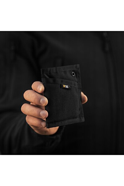NO BRAND Portofel tactic de călătorie M-Tac Tactical Wallet Elite – Negru