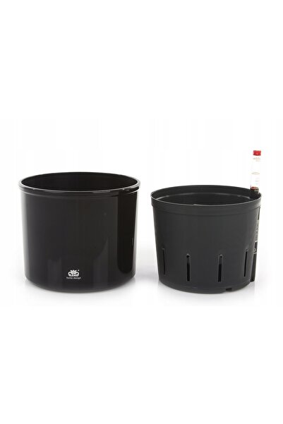 NO BRAND set HYDROPONIKA CORONA 15/12 ghiveci negru cartuș indicator hidroponic