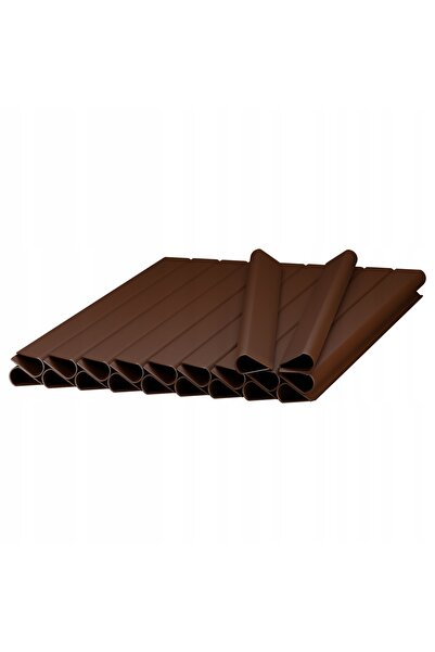 NO BRAND Bandă de acoperire gard maro, cu protecție UV, 19cm x 35m, cleme