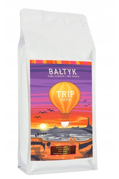 NO BRAND Cafea boabe Trip Coffee Bałtyk 1 kg, 100% arabica