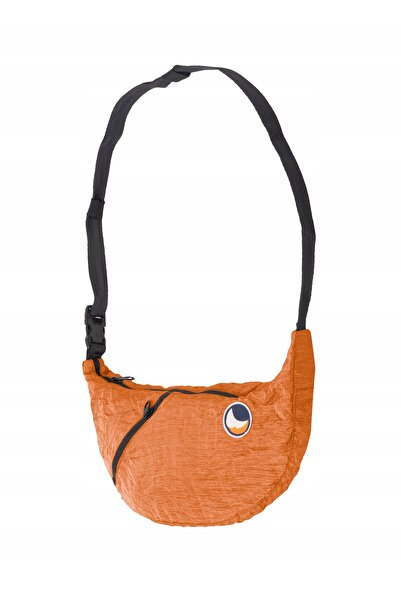 Ticket To The Moon Geantă de șold tip sling Upcycled - teracotă