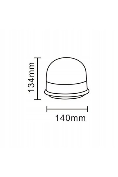 NO BRAND Lampă de semnalizare, test R65 R10, 12V-24V, magnet, 12LEDx3W, Kamar...