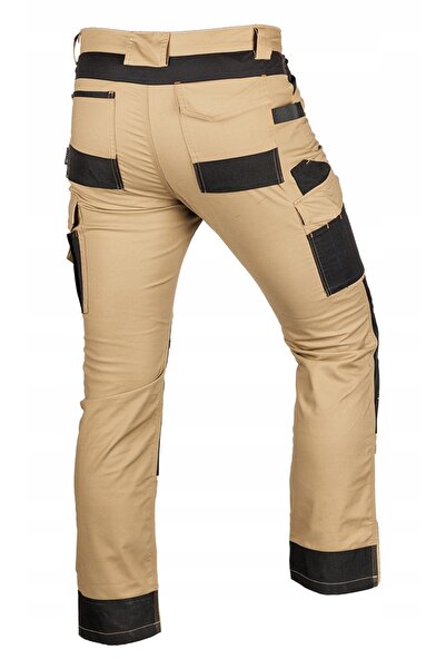 NEO Tools Pantaloni de lucru NEO MIX&MATCH din pânză îmbunătățită, bej-negru,...