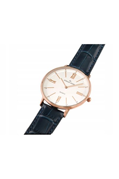 JORDAN KERR Ceas elegant bărbătesc din aur roz P9008, carcasă subțire de 42 mm