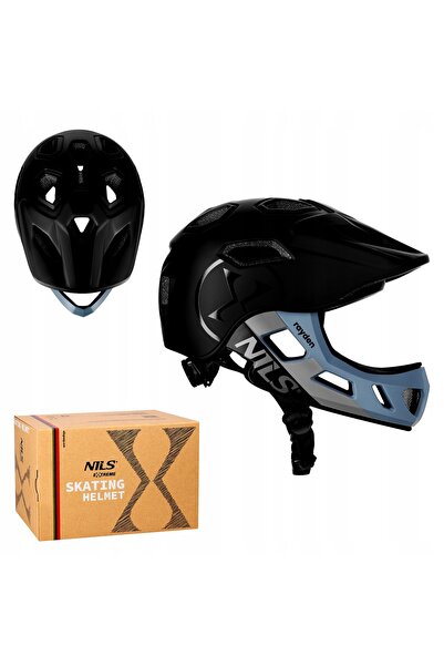 Nils Extreme Cască de bicicletă integrală downhill cu protecție detașabilă pe...
