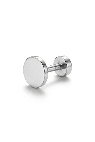 Siya Silver 316L Cerrahi Çelik Tragus Helix Kıkırdak Küpe - 1 Adet