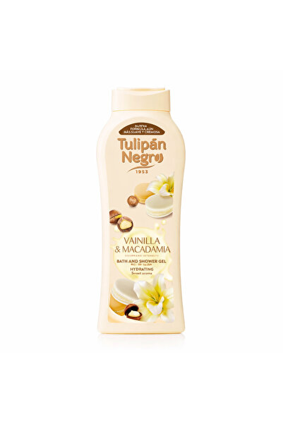 tulipan Gel de duș Negro Vanilla Macadamia 650 ml, hidratant, aromă dulce-cre...