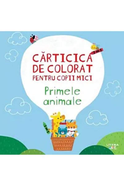 Litera mica Carte mică de colorat pentru copii mici. Primele animale