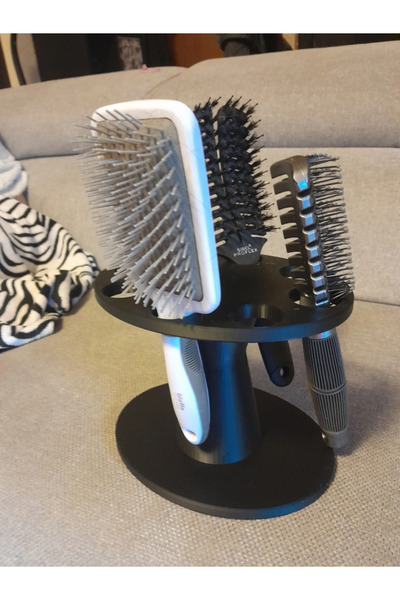 DU&ER 💇 ‍ ♀️   Hair Brush Stand – Desktop Hairbrush Organizer Holder