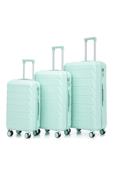 OEM Set de 3 trolere rezistente din polipropilenă cu roți duble pivotante la ...