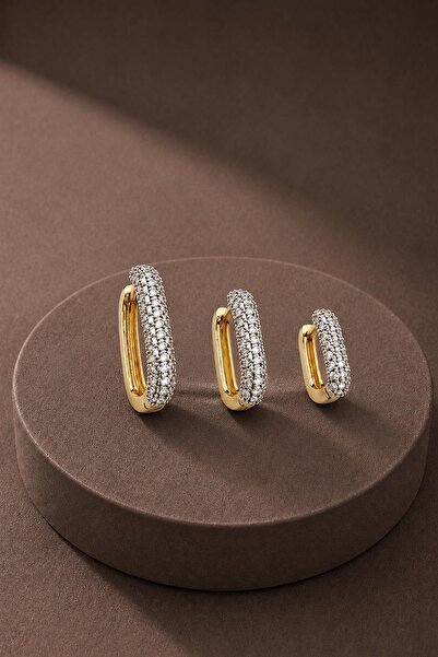New Obsessions Diamonda Set of 3 Hoop Earrings