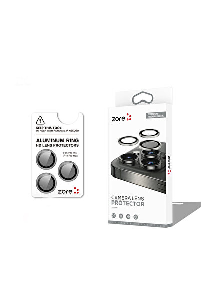 Alan Tech iPhone 17 Pro Max Camera Lens Protector Sapphire Non-Distorting Ima...