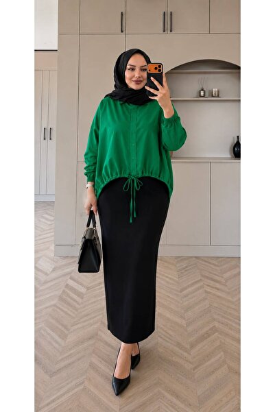 CNG MODA Plus Size Hijab Pencil Skirt