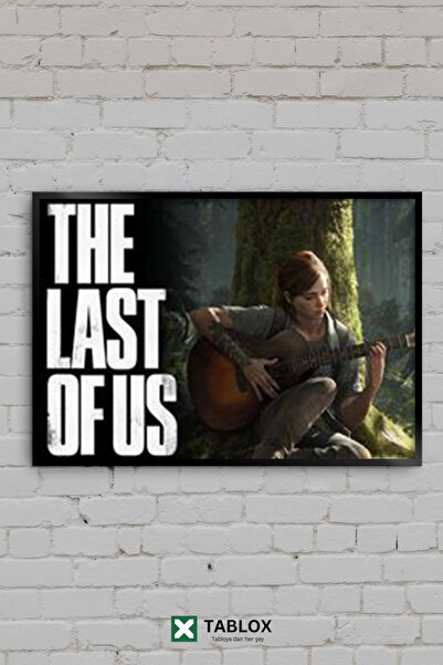 TABLOX The Last Of Us Part II Ellie Guitar Game Tablou decorativ înrămat din MDF