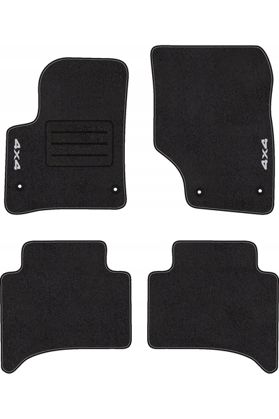 NO BRAND COVORAȘE CU BRODERIE 4X4 PENTRU PORSCHE CAYENNE I (2002 - 2010) SET LUX