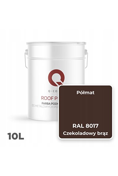 NO BRAND Vopsea de Fond pentru Acoperiș Metalic Culoare Brown Ciocolată RAL 8...