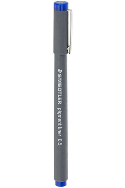 Staedtler Μαρκαδόρος Pigment Liner Μπλε 0.5mm