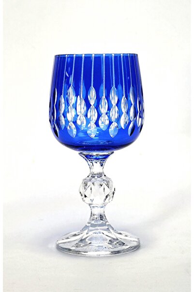 Kristal Market Bohemia Crystal Handmade Drop Coffee Side Glass 150Cc