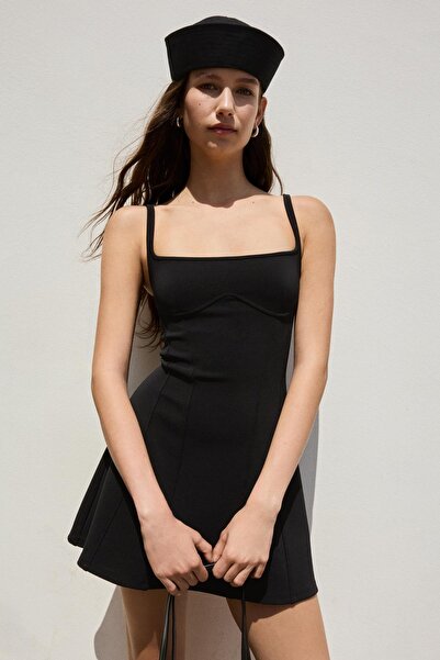 Butik Allbucks Bersh* Ka* Strappy Corset Mini Dress Abbrs00023