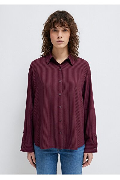Mavi Striped Oversized Women's Shirt