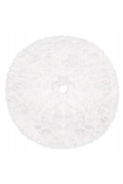 Springos Covoraș pentru bradul de Crăciun, alb, 142cm, pentru cadouri