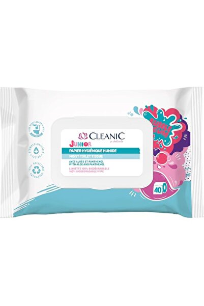 Generic Brand Cleanic Junior Wet Toilet Paper, Flushable, Combination of Wet ...