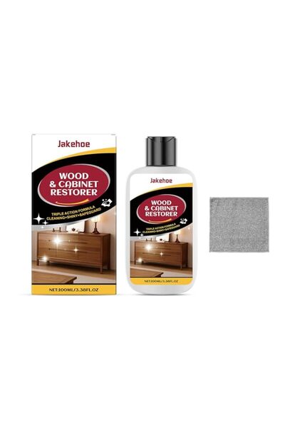 Generic Brand Wood Restorer Kit | Wood Poolish Restorer with wipe for Furnitu...