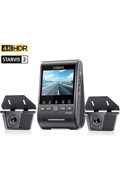 Viofo A329Ww 3 Channel 4K Truck and Van Dash Cam – Front 4K + Dual 2K Hdr Wat...