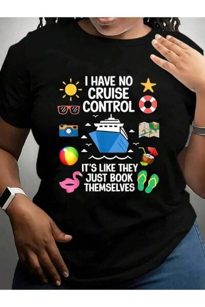 21JNRY I Have No Control On A They Book Themselves Cruise Halloween Black Gra...