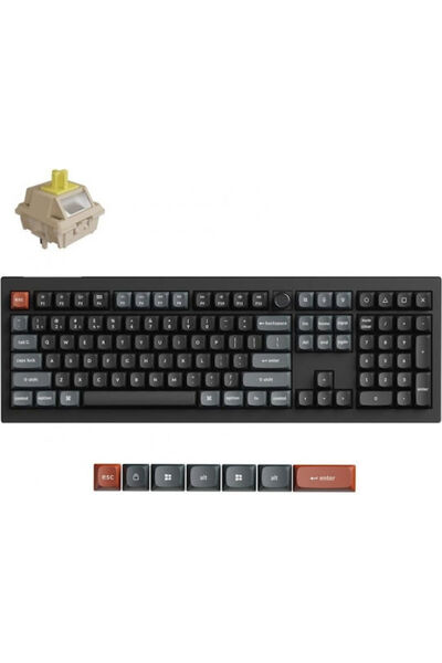 Keychron V6 Ultra 8K V6U-D4 Ασύρματο Μηχανικό Πληκτρολόγιο Gaming με διακόπτε...