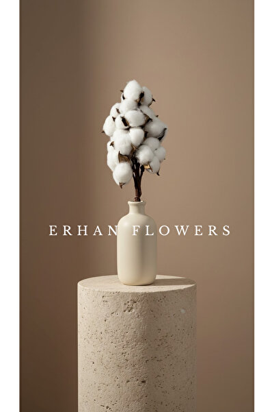 ERHAN FLOWERS YAPAY PAMUK DALI - ÇİÇEĞİ 10'LU (SAKSISIZ)