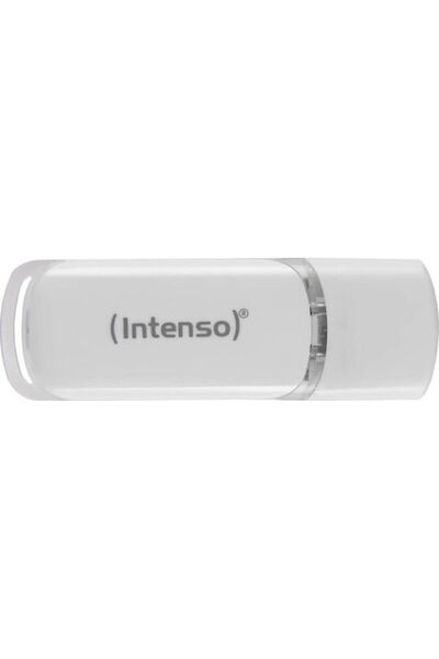Intenso Flash Line 64GB USB 3.1 Στικάκι με σύνδεση USB-C Λευκό