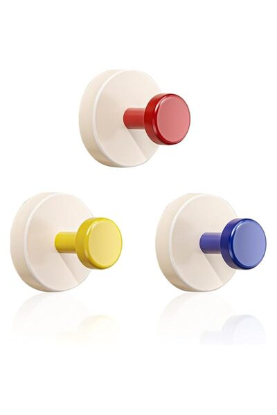 Generic Tazweeq 3 Pcs Suction Cup Hooks for Shower, Aluminum Alloy No-Drill B...