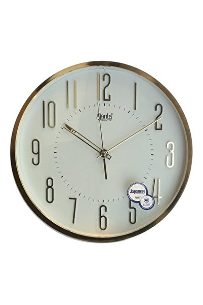 Generic Brand Ajanta Abstract Plastic Round Wall Clock (30.3 cm x 30.3 cm x 4...