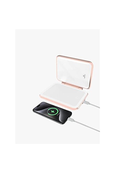 Generic Brand Porodo 5000mAh Power Bank Magnifying Makeup Mirror - LED Illumi...