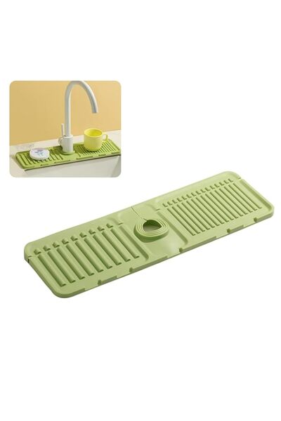 Generic Upgraded Premium Silicone Faucet Mat for Kitchen Sink, Fast‑Drying Sp...
