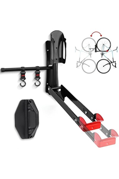 Generic Angju Bike Wall Mount Rack, Adjustable & Foldable Garage Bike Hanger ...