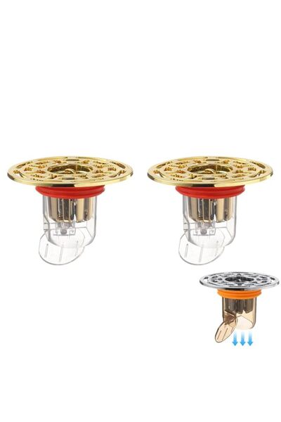 Generic 2Pack Anti-Odor Floor Drain, Quality Universal Sink Plug Drain Stoppe...
