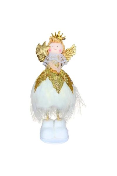 Generic Brand Christmas Magic Christmas Hanging Angel, 10 cm x 17 cm Size, Gold