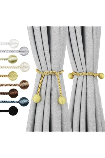 Generic Brand Magnetic Curtain Tiebacks 2pcs, Curtain Holdbacks Buckles Holde...