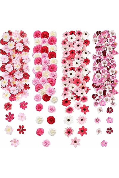 Generic Brand Tazweeq 250 Pieces Flowers, Mini Silk Head Flower, Fake Roses D...