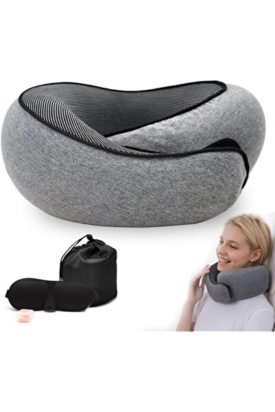 Generic Travel Pillow, Memory Foam U Shaped Neck Pillow, Ergonomic 360° Neck ...