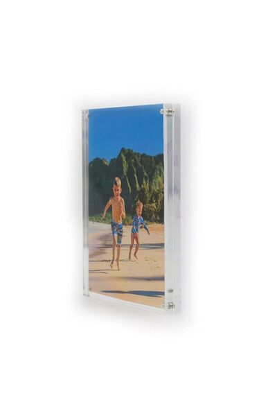 Generic Brand TRIXES A5 Acrylic Photo Frame - Magnetic Multi-Purpose Glass Ef...