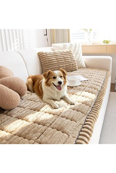 Generic LIODUX Couch Cover for Dogs, Fuzzy Pet Couch Covers, Non-Slip Fuzzy C...