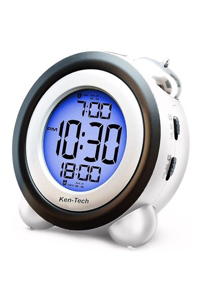 Generic Brand Sonnet Twin Bell Digital Alarm Clock - Very Loud Alarm Clock fo...