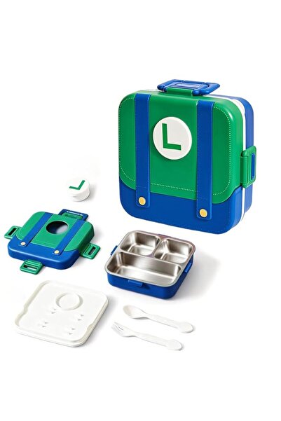 Generic VUCATIN Bento Lunch Box, 3-Compartment Bento Box with Leak-Proof Lid,...
