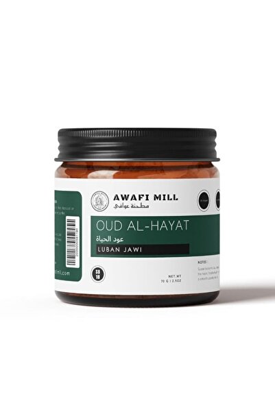 Generic Brand AWAFI MILL Oud Al-Hayat Jawi Bakhoor 70g (2.5 oz) | Warm Amber ...