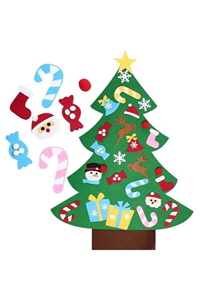 Generic Brand DIY Felt Christmas Tree 26 Pcs Detachable Ornaments and Hanging...