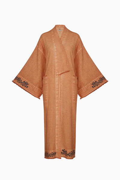 Turuncu Karma Twin Sisters Orange Gaia Kimono 3189-2Kz