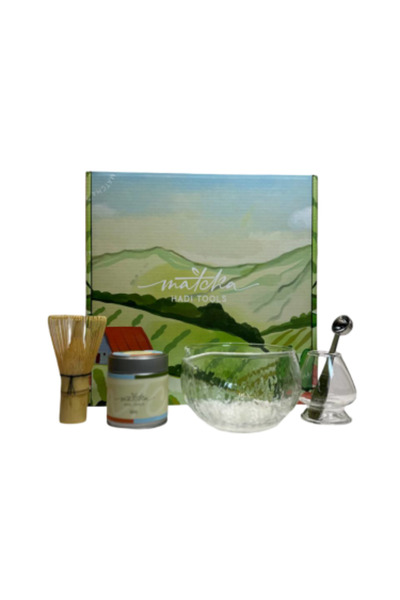 Matcha Teaware Set (Transparent Glass) | 100% Pure